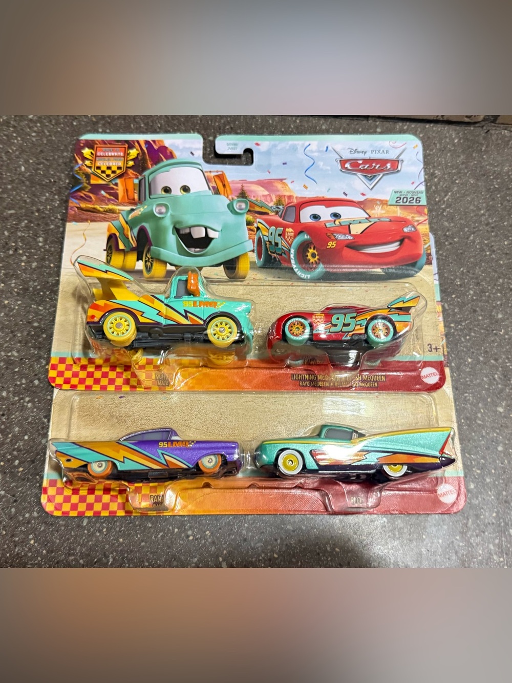 Disney cars Turquoise & Red Die-Cast Vehicle 4-Pack